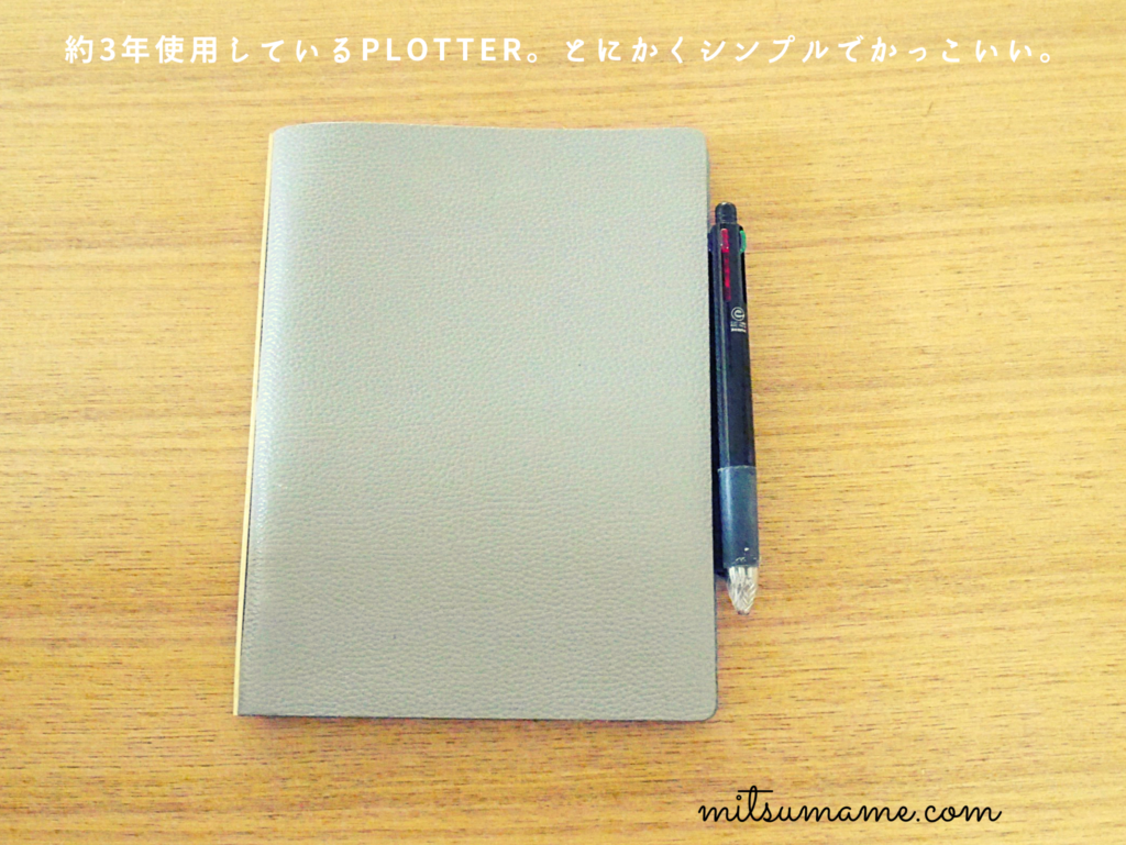 ゆるミニマリストが愛用する手帳『plotter』を紹介 - みつまめぐらし